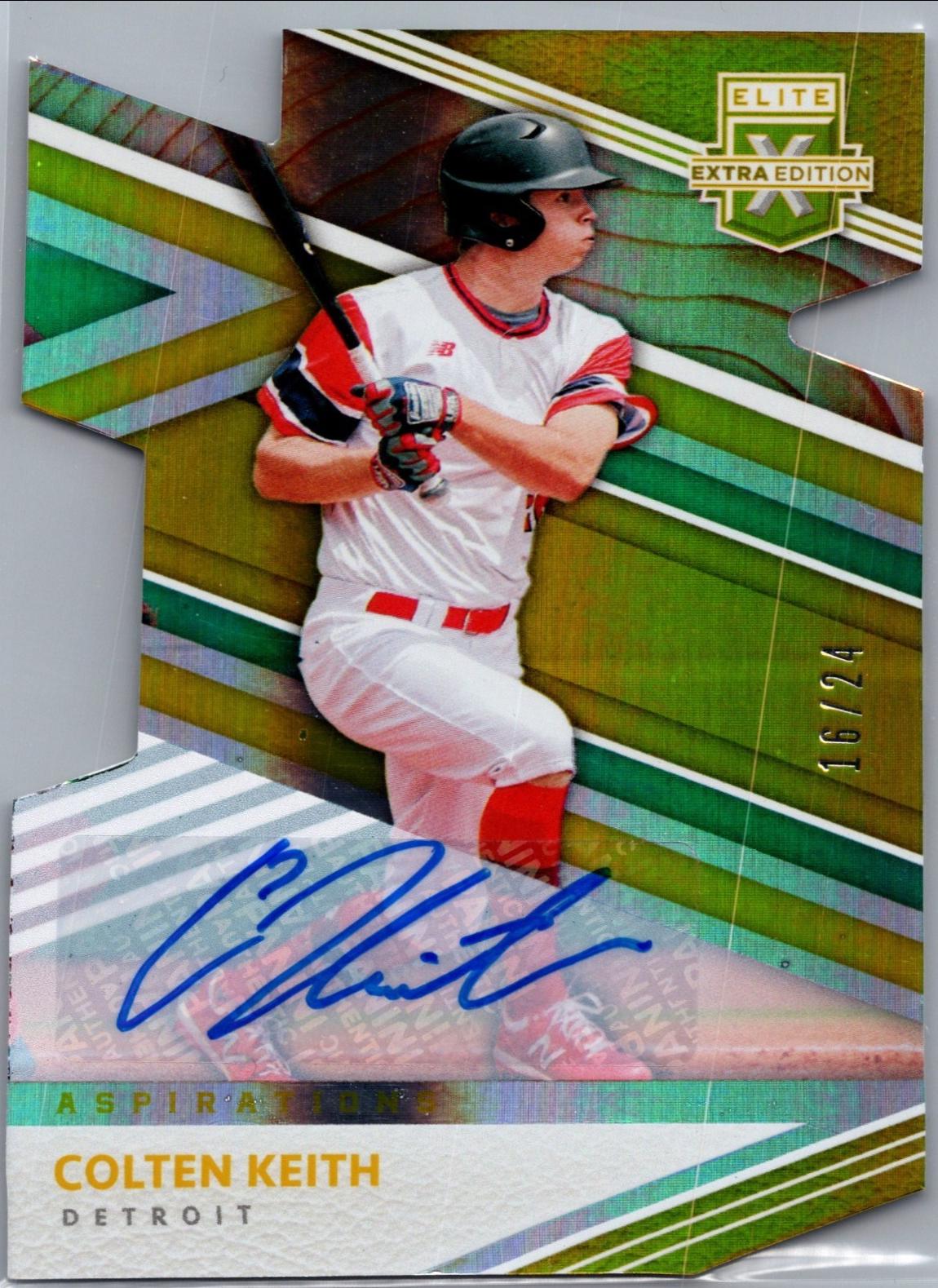 Colten Keith [Aspirations Die Cut Gold Signature] #139