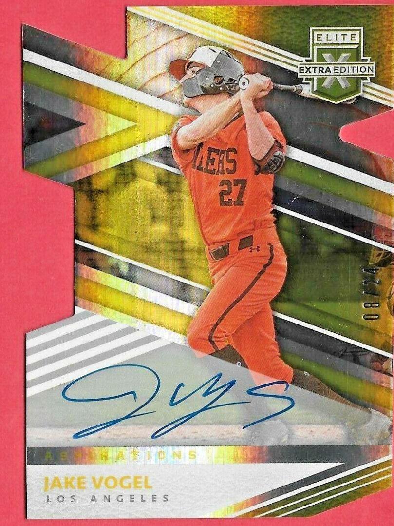 Jake Vogel [Aspirations Die Cut Gold Signature] #98