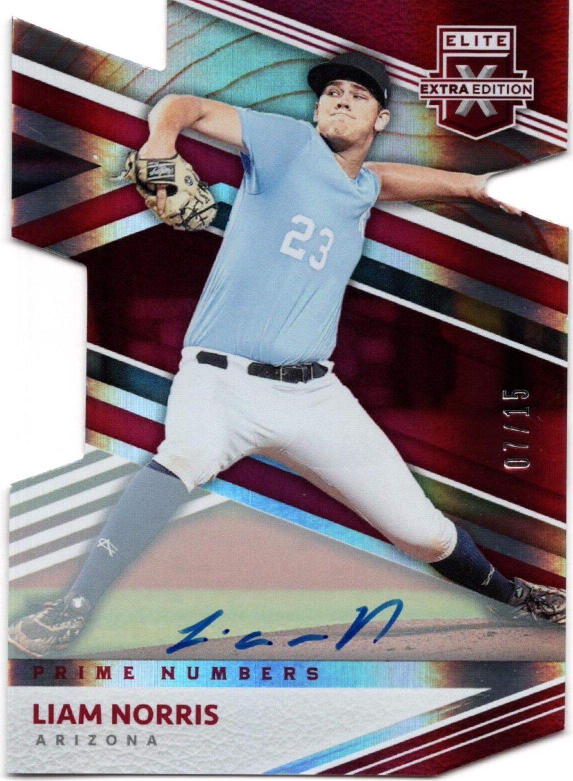 Liam Norris [Prime Numbers A Die Cut Signature] #90