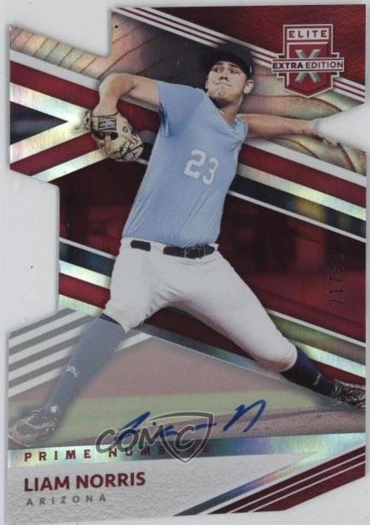 Liam Norris [Prime Numbers B Die Cut Signature] #90