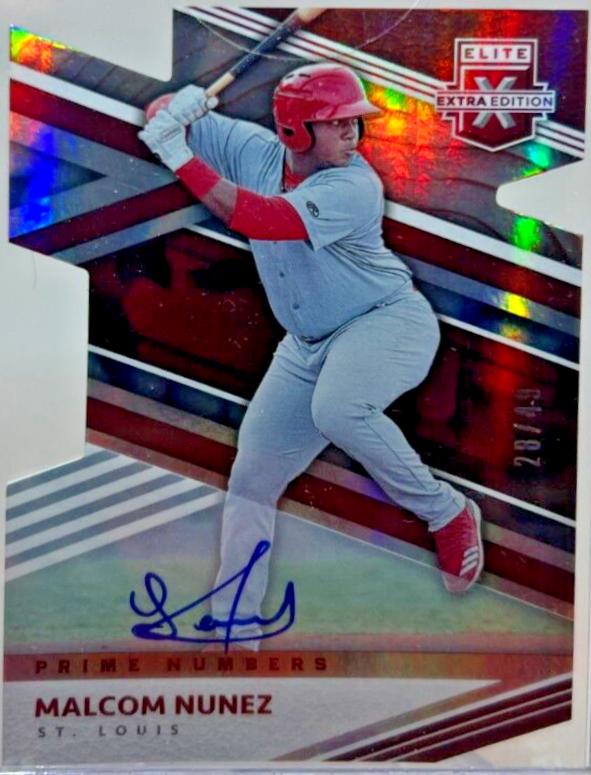 Malcom Nunez [Prime Numbers B Die Cut Signature] #96