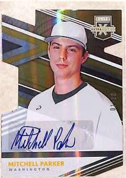 Mitchell Parker [Status Die Cut Gold Signature] #160