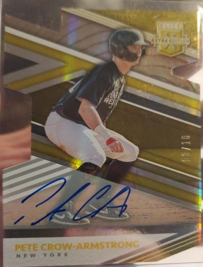 Pete Crow Armstrong [Status Die Cut Gold Signature] #19