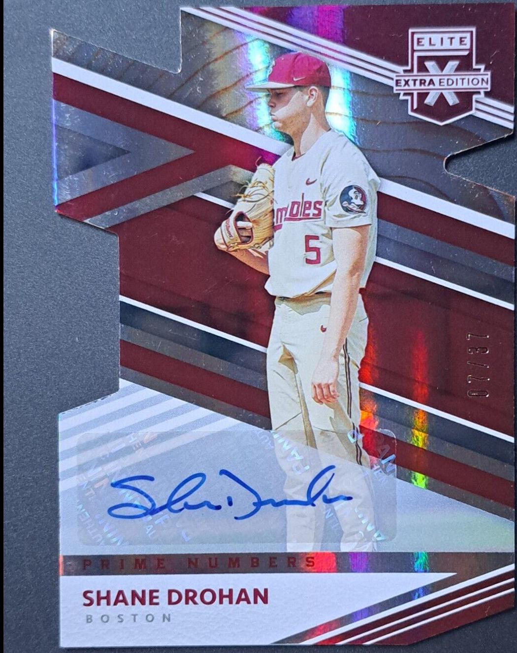 Shane Drohan [Prime Numbers B Die Cut Signature] #155