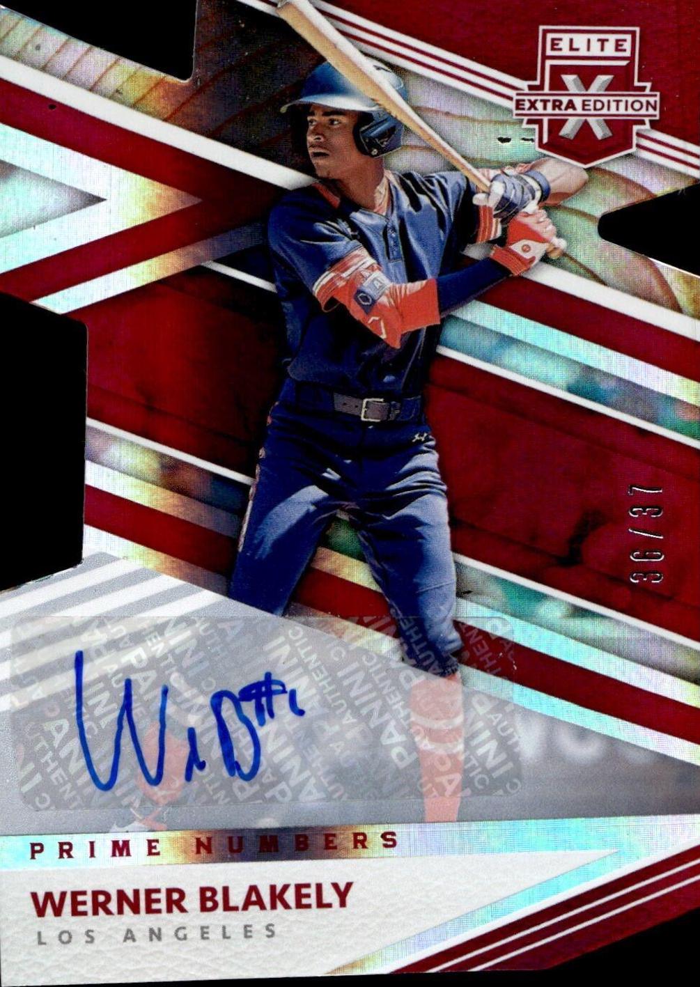 Werner Blakely [Prime Numbers B Die Cut Signature] #118