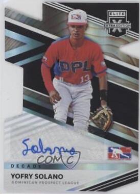 Yofry Solano [New Decade Die Cut Signature] #179