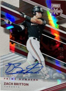Zach Britton [Prime Numbers B Die Cut Signature] #143