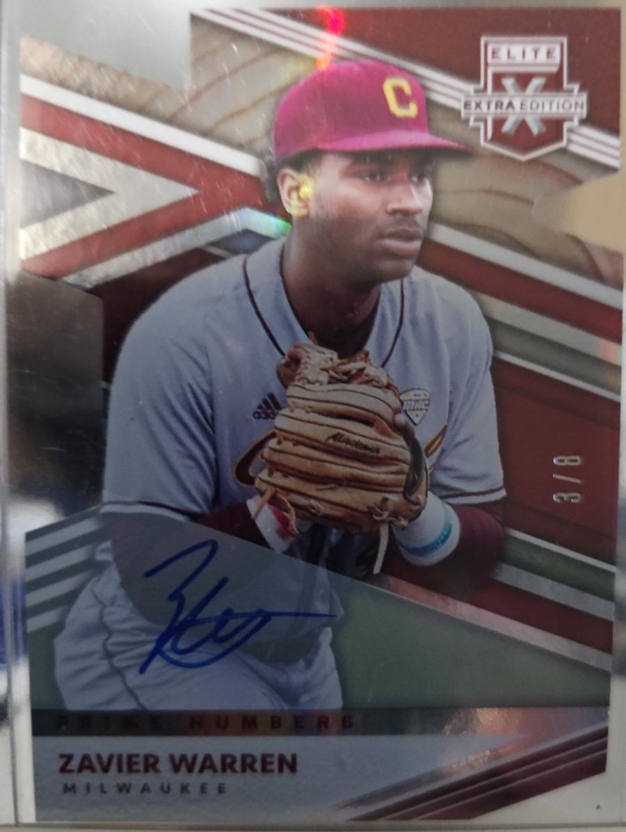 Zavier Warren [Prime Numbers C Die Cut Signature] #92