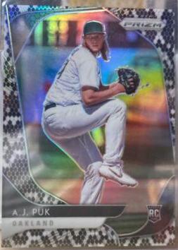A.J. Puk [Snake Skin Prizm] #194