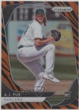 A.J. Puk [Tiger Stripe Prizm] #194