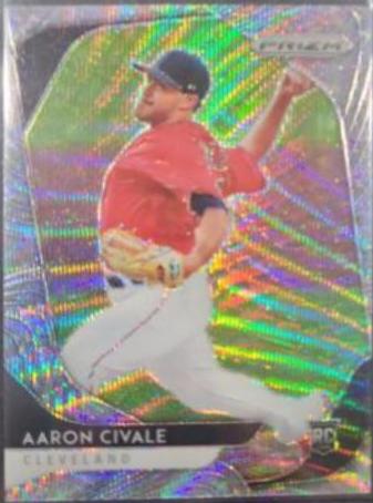Aaron Civale [Blue Wave Prizm] #211