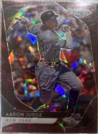 Aaron Judge [Burgundy Cracked Ice Prizm] #64