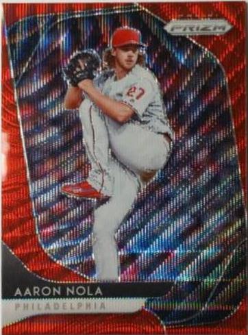 Aaron Nola [Red Wave Prizm] #55