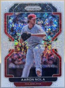 Aaron Nola [White Sparkle Prizm] #55