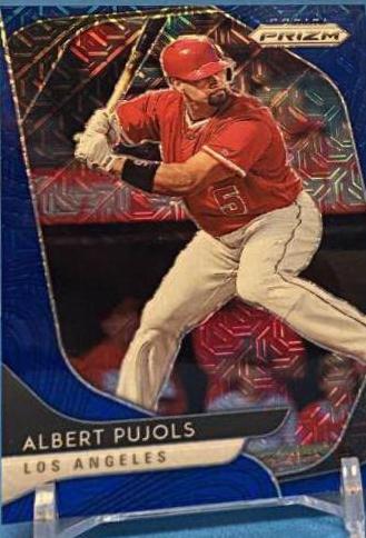 Albert Pujols [Blue Mojo Prizm] #214