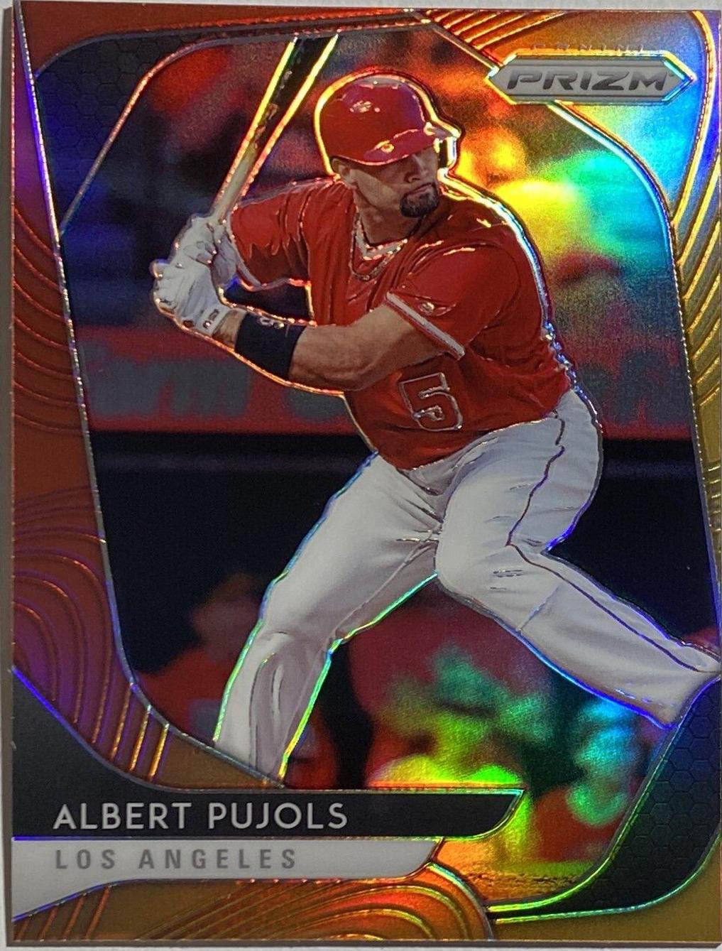 Albert Pujols [Red Orange Prizm] #214