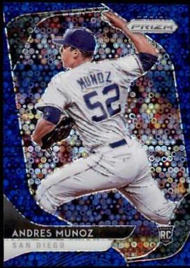 Andres Munoz [Blue Donut Circles Prizm] #62