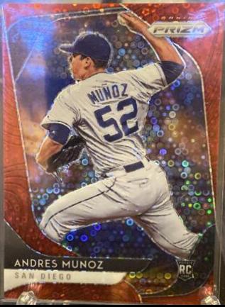 Andres Munoz [Red Donut Circles Prizm] #62