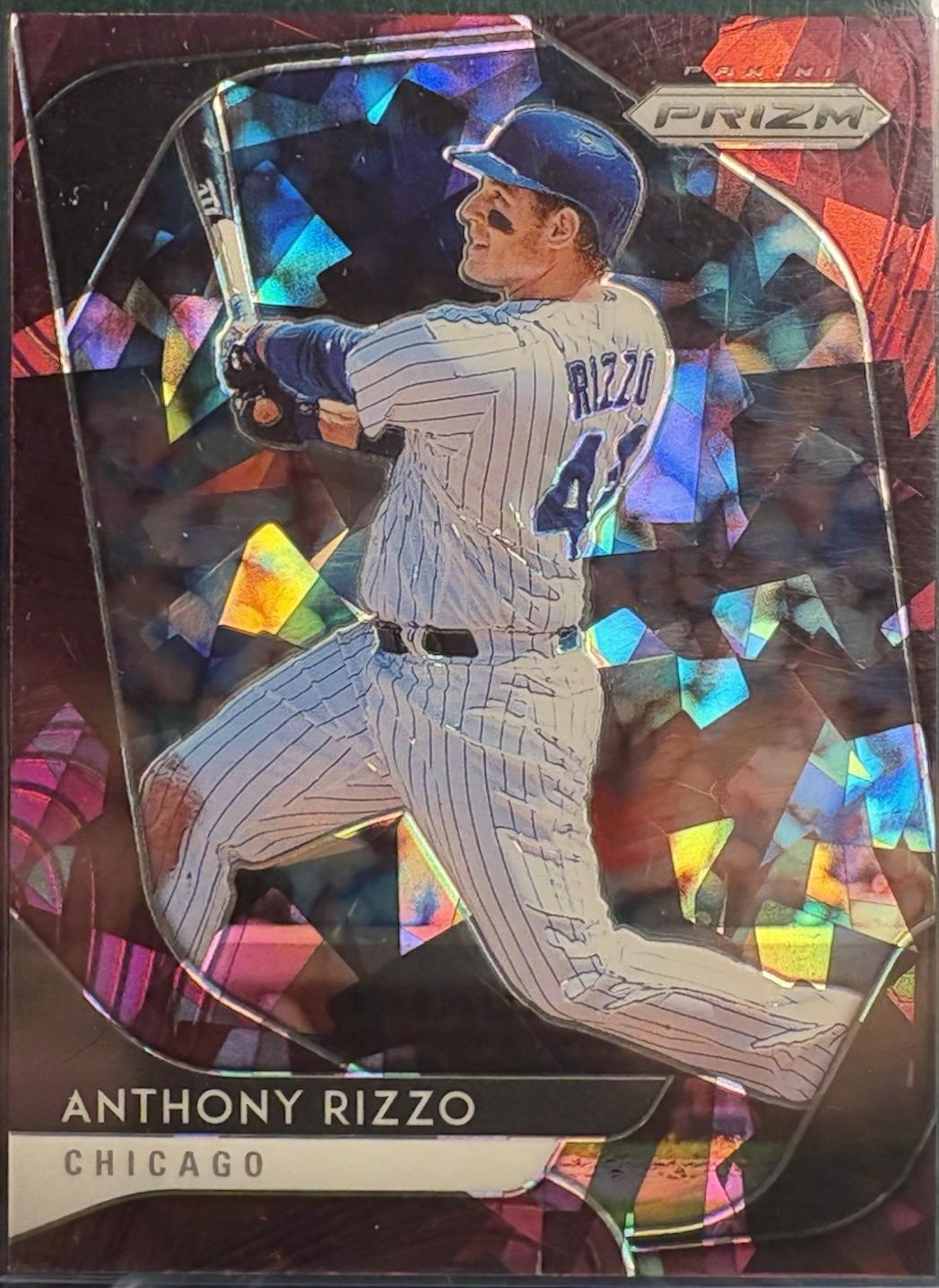 Anthony Rizzo [Burgundy Cracked Ice Prizm] #224