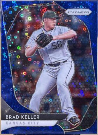 Brad Keller [Blue Donut Circles Prizm] #74