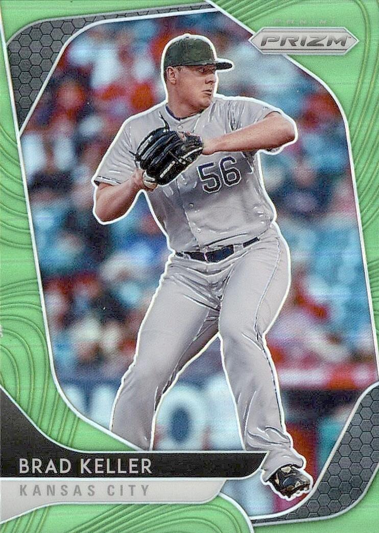 Brad Keller [Lime Green Prizm] #74