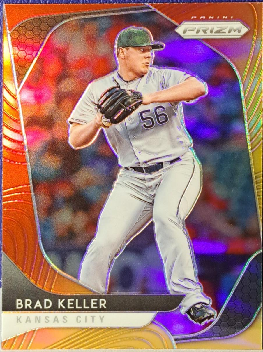 Brad Keller [Red Orange Prizm] #74