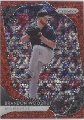 Brandon Woodruff [Red Donut Circles Prizm] #4