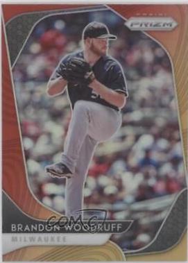 Brandon Woodruff [Red Orange Prizm] #4