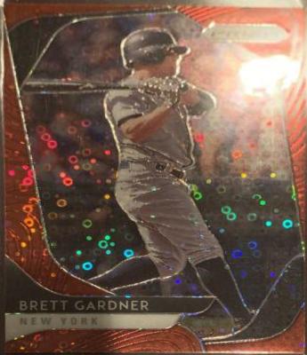 Brett Gardner [Red Donut Circles Prizm] #122