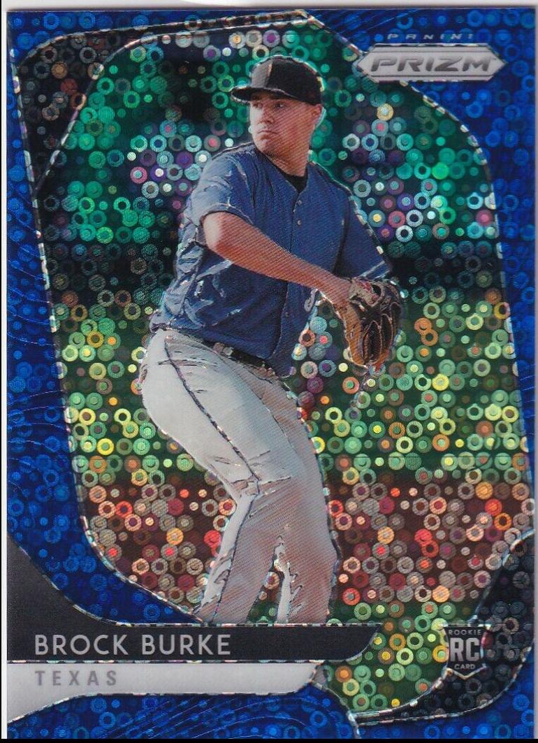 Brock Burke [Blue Donut Circles Prizm] #195