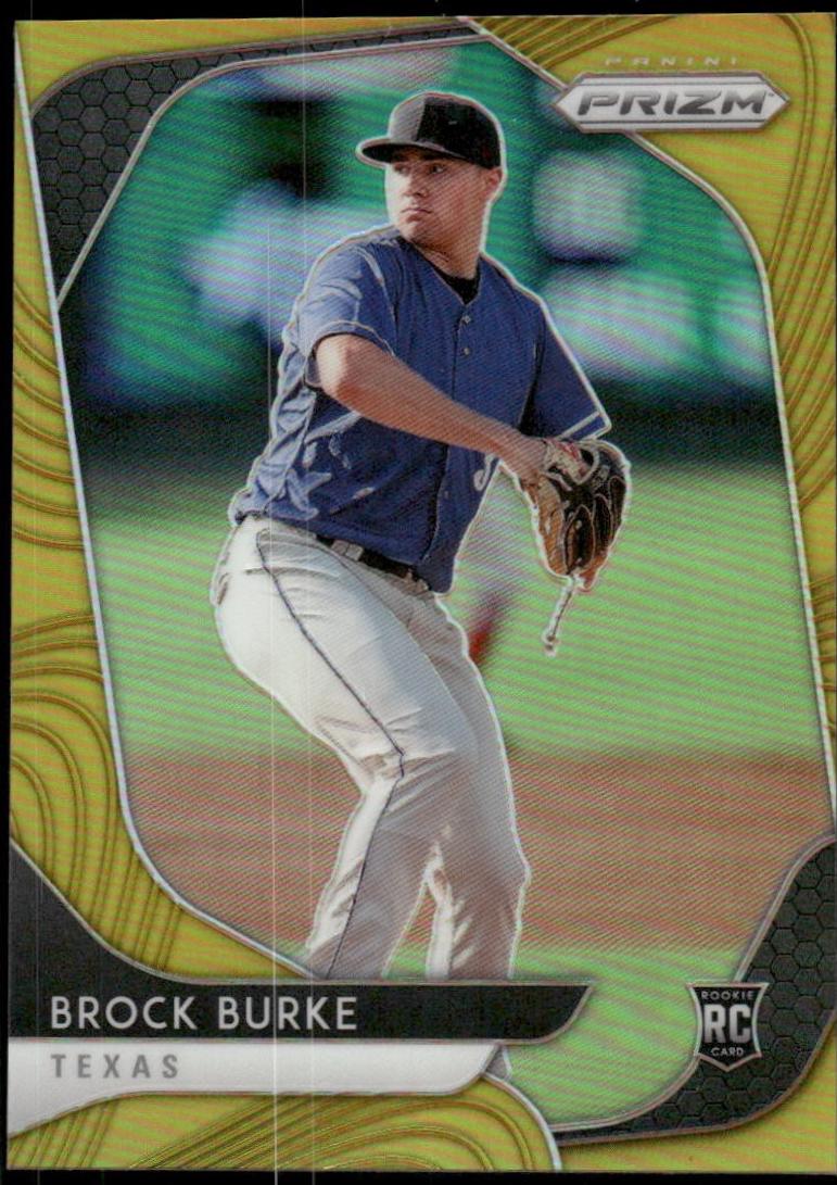 Brock Burke [Gold Prizm] #195