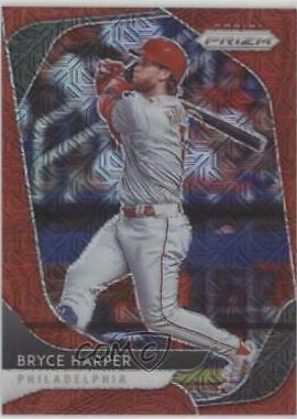 Bryce Harper [Red Mojo Prizm] #63