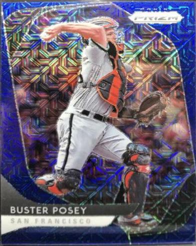 Buster Posey [Blue Mojo Prizm] #34