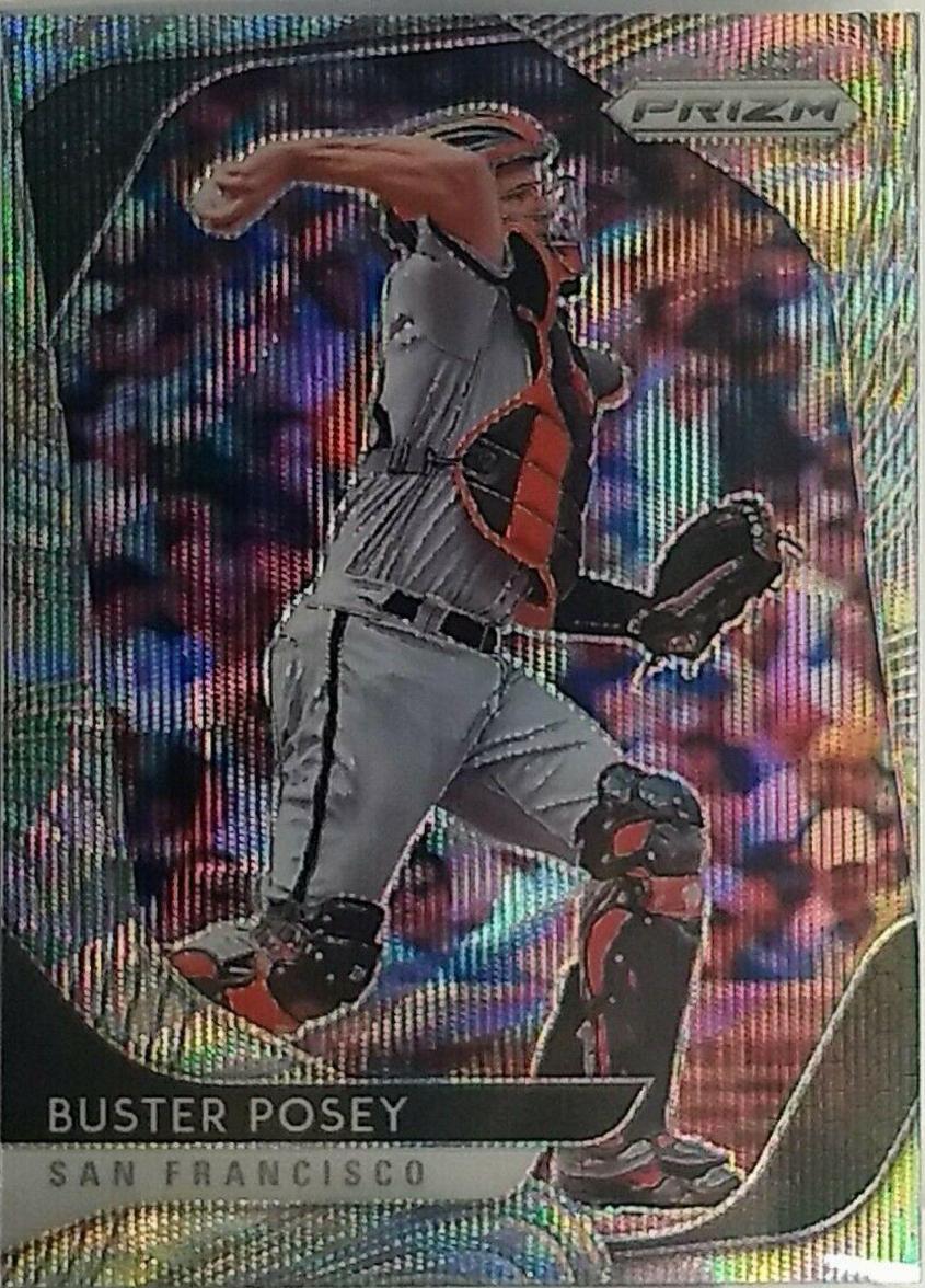 Buster Posey [Blue Wave Prizm] #34