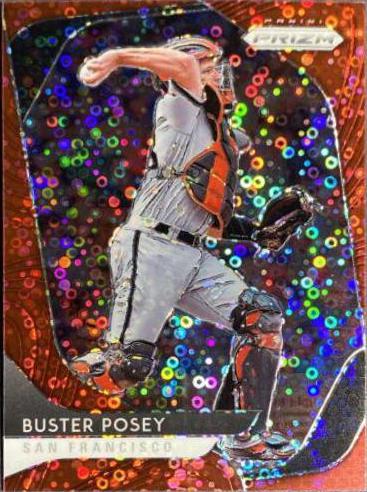Buster Posey [Red Donut Circles Prizm] #34