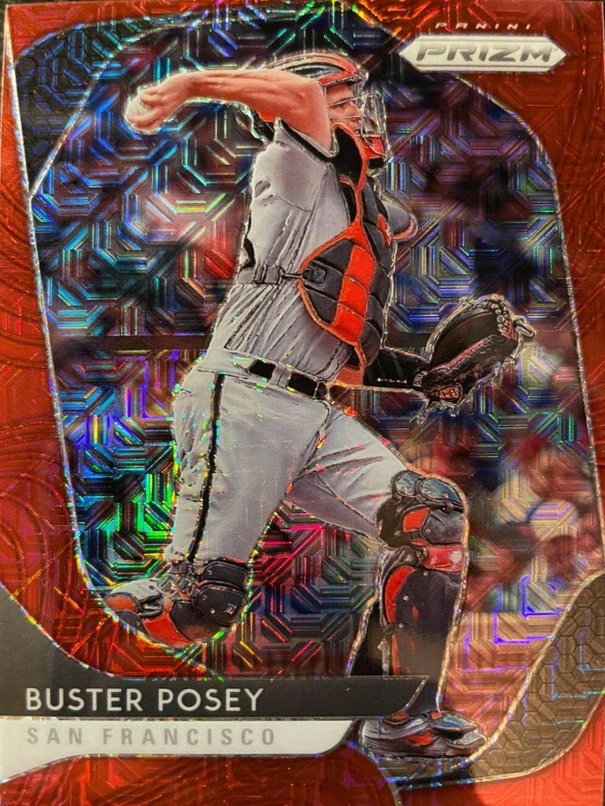 Buster Posey [Red Mojo Prizm] #34