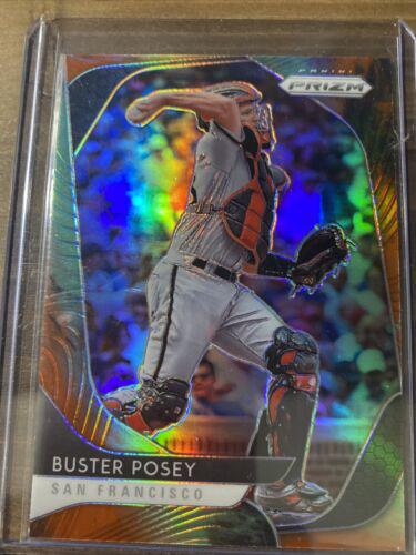 Buster Posey [Red Orange Prizm] #34