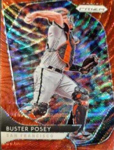 Buster Posey [Red Wave Prizm] #34