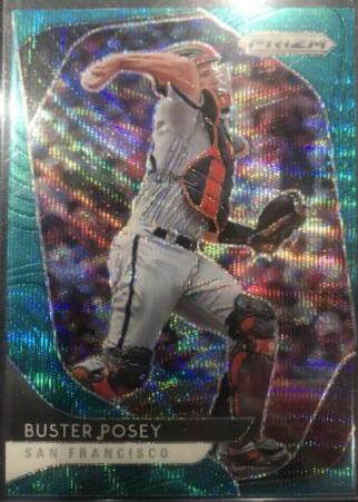 Buster Posey [Teal Wave Prizm] #34