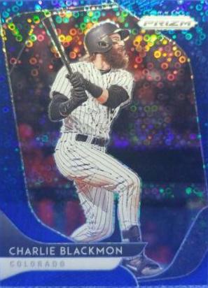 Charlie Blackmon [Blue Donut Circles Prizm] #81