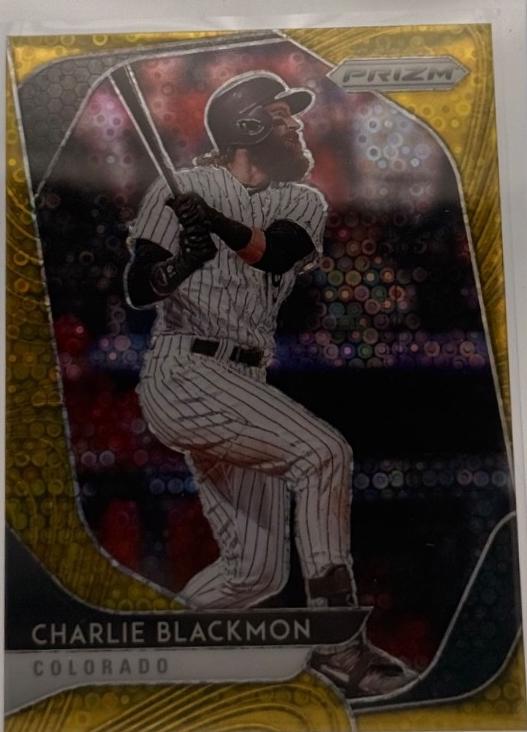 Charlie Blackmon [Gold Prizm] #81