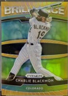 Charlie Blackmon [Neon Orange Prizm] #81