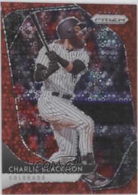 Charlie Blackmon [Red Donut Circles Prizm] #81
