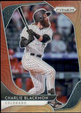 Charlie Blackmon [Red Orange Prizm] #81