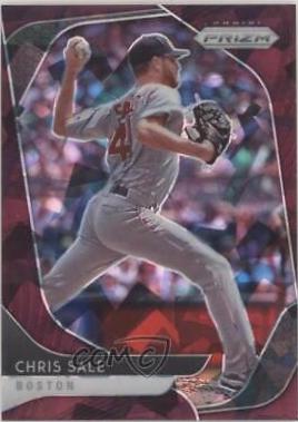 Chris Sale [Burgundy Cracked Ice Prizm] #190