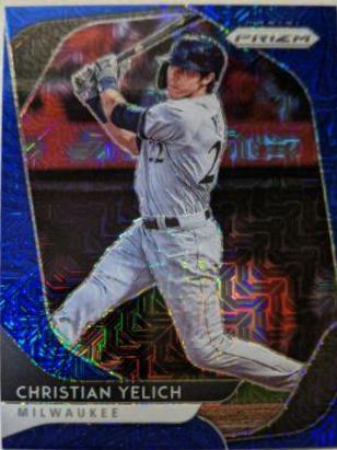 Christian Yelich [Blue Mojo Prizm] #131