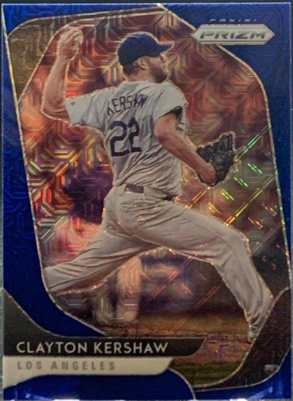 Clayton Kershaw [Blue Mojo Prizm] #43