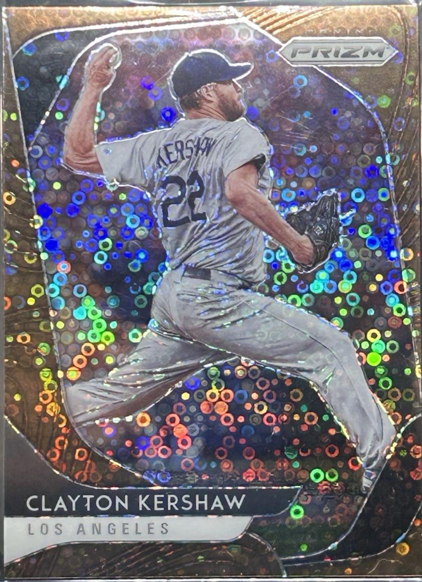 Clayton Kershaw [Burgundy Cracked Ice Prizm] #43