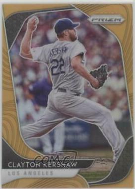 Clayton Kershaw [Neon Orange Prizm] #43