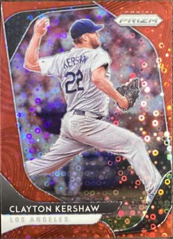Clayton Kershaw [Red Donut Circles Prizm] #43